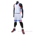 Jersey de basket-ball unique Uniforme de basket-ball en gros